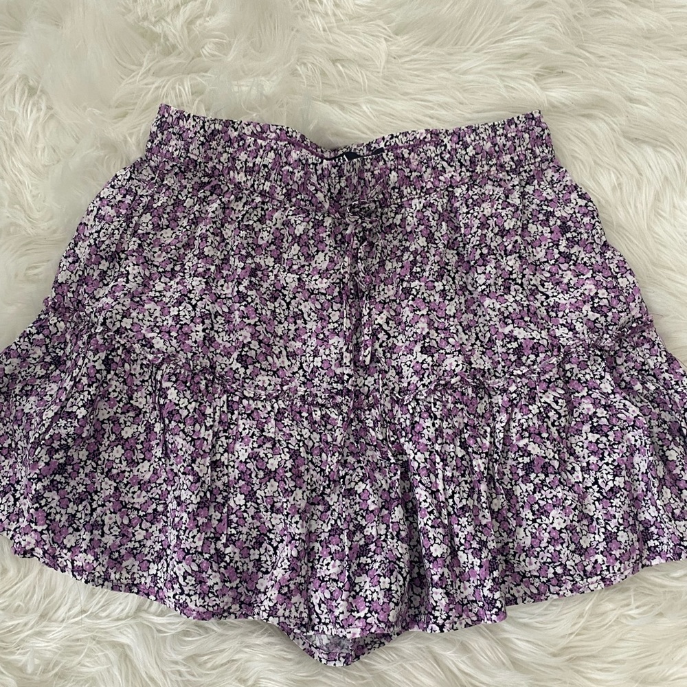 Zara Purple Floral Skort